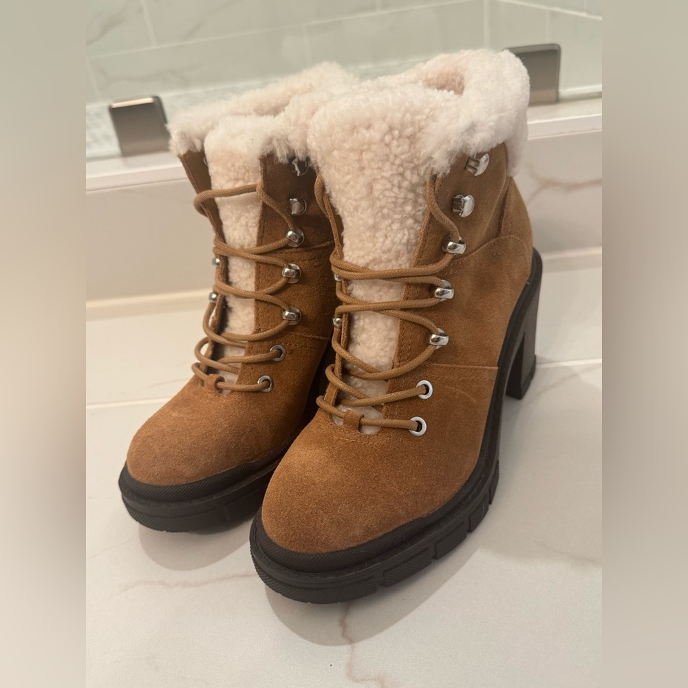 Marc Fisher LTD Marc Fisher Vacinta Genuine Shearling Booties